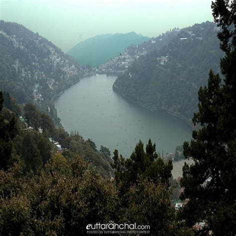 Catch an aerial view of Naini Lake from chopper