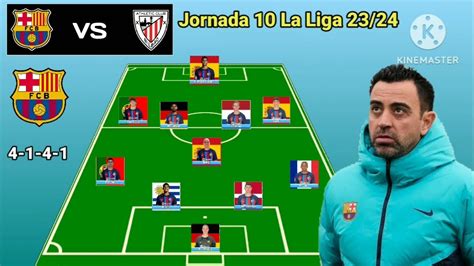 Barcelona Vs Atletic Bilbao Barcelona 4 1 4 1 With Araujo Jornada 10