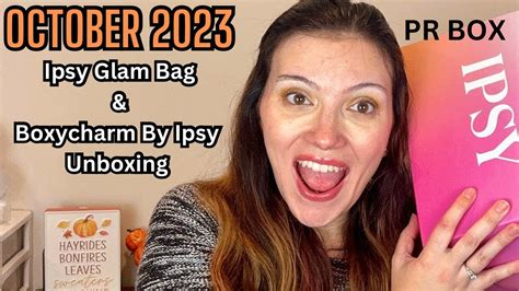 IPSY GLAM BAG AND BOXYCHARM BY IPSY OCTOBER 2023 UNBOXING YouTube