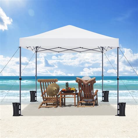 Yaheetech 8 Ft W X 8 Ft D Steel Party Tent Wayfair