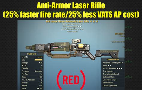 Buy Anti Armor Laser Rifle 25 Fa In Fallout 76 Items Offer 2430412705