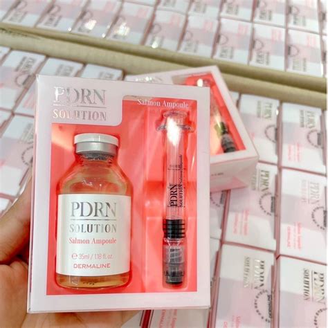 Dermaline Korea PDRN Solution Salmon Ampoule Serum 35 Ml Shopee Thailand