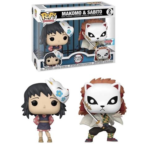 Funko POP Demon Slayer Kimetsu No Yaiba Makomo Sabito 2 Pack