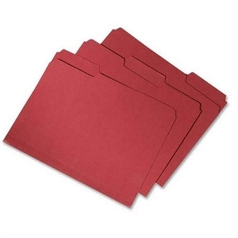 AbilityOne 7530015664146 SKILCRAFT Recycled File Folders 1 3 Cut 2 Ply