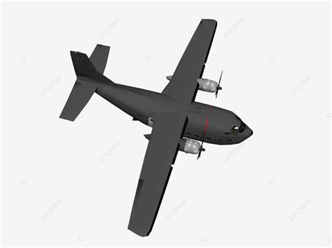 Heavy Military Transport Airplane With Propellers Military Aircraft