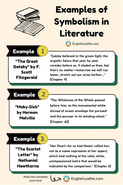 Examples Of Symbolism In Literature Englishleaflet