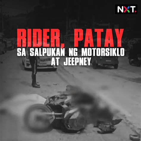 Abs Cbn News On Twitter Patay Ang Isang Rider Sa Salpukan Ng