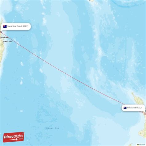 Direct Flights From Sunshine Coast To Auckland MCY To AKL Non Stop