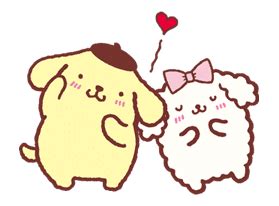 Pompompurin and Friends by SANRIO sticker #24698 | Line sticker, Cute ...