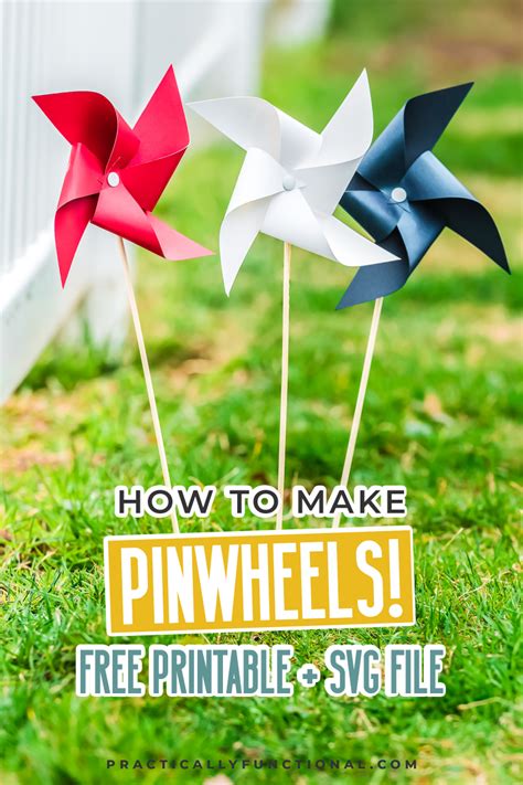 How To Make A Simple Pinwheel Free Printable Template