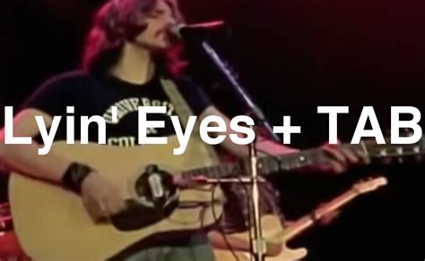 Lyin Eyes Eagles Guitar Lesson With TAB SpyTunes Lessons