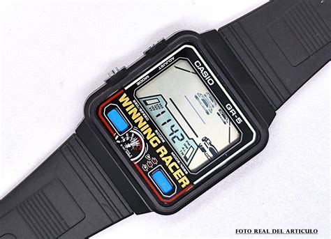 Vintage Watch Casio Game Gr Aka Winning Racer Qw Japan A O