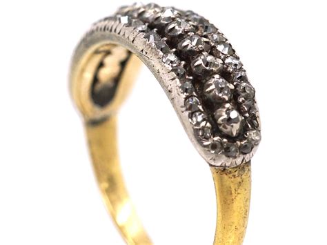Georgian Three Row Diamond Ring 229x The Antique Jewellery Company
