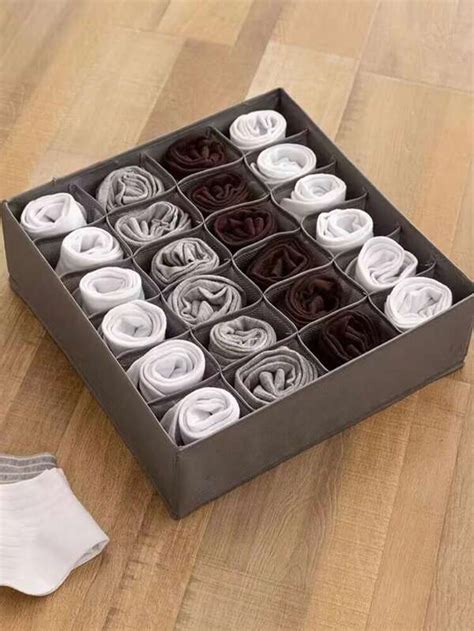 1pc Sock Underwear Organizer Dividers 24 Cell Drawer Organizers Fabric