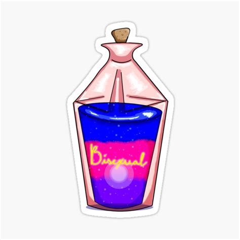 Pride Potions Bisexual Sticker For Sale By Pureaciddreamer Redbubble