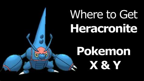 How To Get Heracronite Pokemon X And Y Mega Heracross Item YouTube