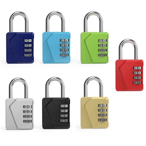 Zinc Alloy Digit Password Lock Anti Theft Backpack Zipper Lock Home