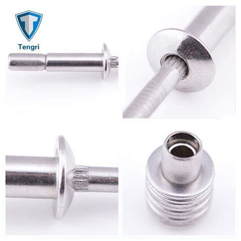 Dome Head Zinc Aluminum Inlock Structural Blind Rivet From Tengri