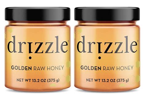 Drizzle Golden Raw Honey Sin Filtrar Y Sin Procesar Rica En