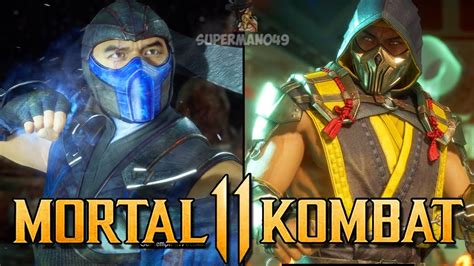 Playing V Tag Mode With Scorpion Sub Zero Mortal Kombat Sub