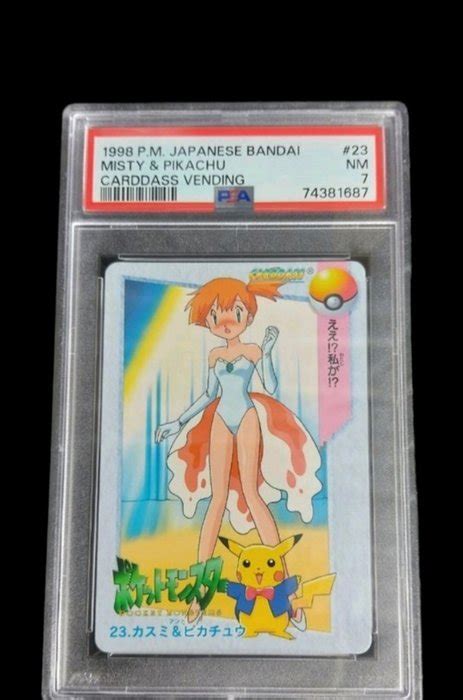 Bandai Misty Y Pickachu Trading Card Carta Pokemon 1998 Catawiki