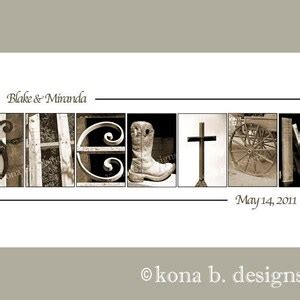 Photo Letter Art Alphabet Letter Photography Photo Letters 10x20 Print ...