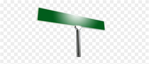 Green Street Sign Png Blank Street Sign Png Free Transparent PNG