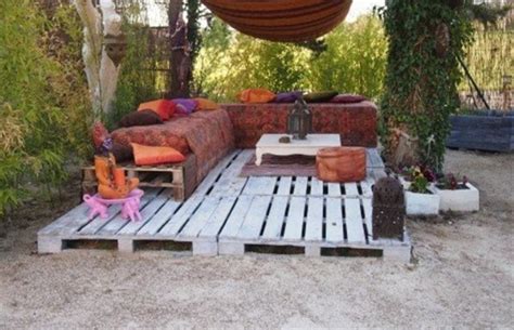 Diy Pallet Patio Decks With Furniture Pallet Wood Projects