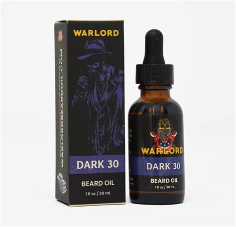 Dark 30 Beard Oil By Warlord Rwarlordbeardsociety