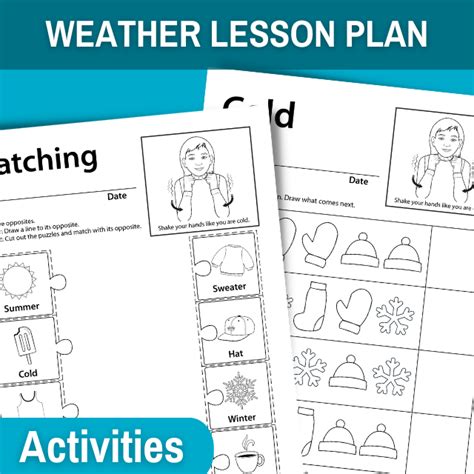 Cold Weather Lesson - ASL - ASL Teaching Resources