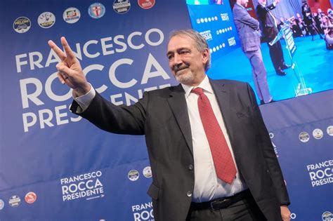 Chi Francesco Rocca Il Nuovo Presidente Della Regione Lazio