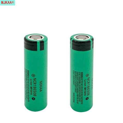 Mjkaa Pcs Lot Original Ncr Rechargeable Battery V Mah