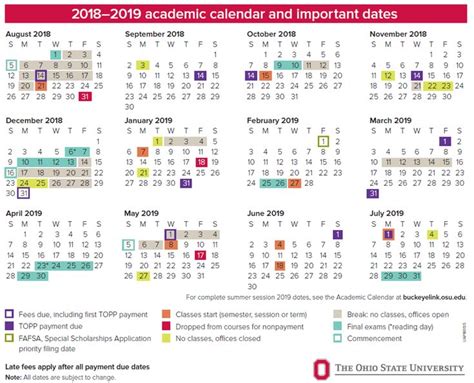 Osu Academic Calendar 2024 25 Printable Osu 2024 25 Academic