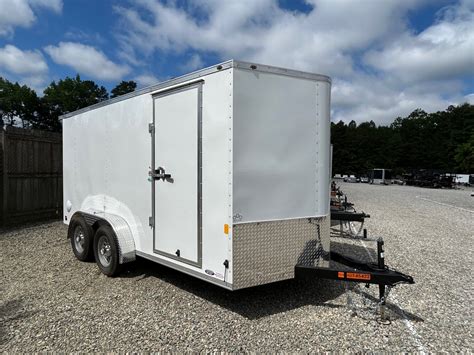 New 2025 CONTINENTAL CARGO 7x14 W Ramp Door Cargo Enclosed Trailer