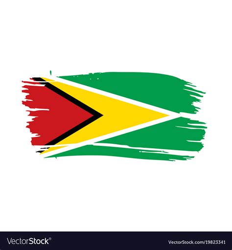 Guyana Flag Royalty Free Vector Image Vectorstock