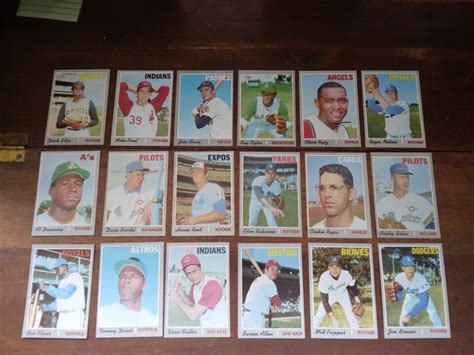 1970 TOPPS BASEBALL LOT Of 420 ExMt NEAR MINT Semi High S From 4