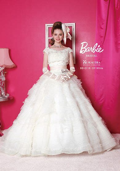 最高に可愛いBarbie BRIDALの純白ウェディングドレスコレクション ウェディングドレスレース 美しいウェディングドレス