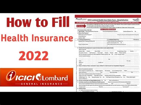 How To Fill Health Care Claim Form Of ICICI Lombard Health Insurance