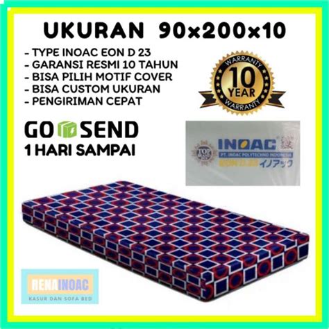 Jual KASUR LIPAT BUSA INOAC TEBAL UNTUK DI LANTAI 90x200x10 90x200x5