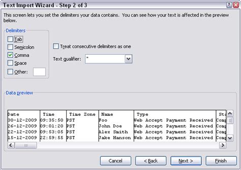 Excel Importing Text Files Into Excel Sheets