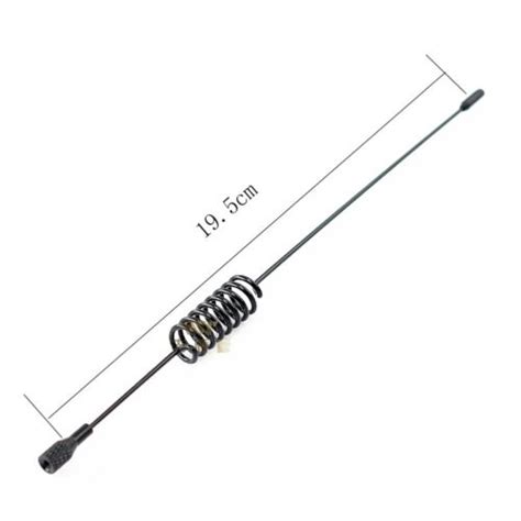 Antenne D Coration Long Cm M Tal Court Cm Noir Voiture Pi Ces