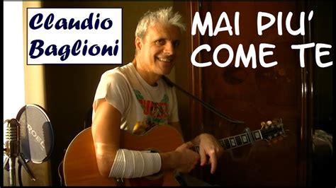 Mai Pi Come Te Accordi Claudio Baglioni Tutorial Chitarra Youtube