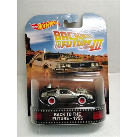 Hot Wheels Retro DeLorean Time Machine Back To The Future Shopee Malaysia