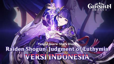 Versi Indonesiacharacter Demo Raiden Shogun Judgment Of Euthymia