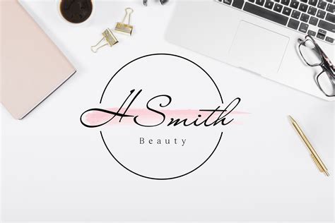 Feminine Logo Design Premade Logo Gr Fico Por Admaioradesign