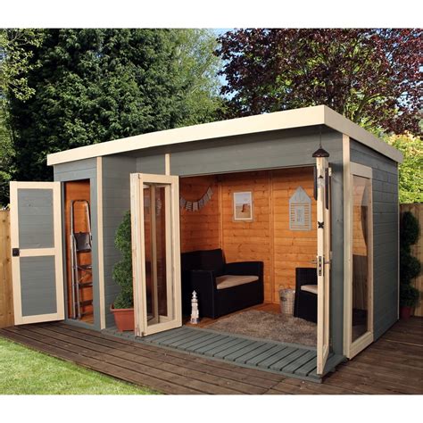 ShedsWarehouse.com | OXFORD SUMMERHOUSES | INSTALLED 12ft x 8ft (3.56m ...