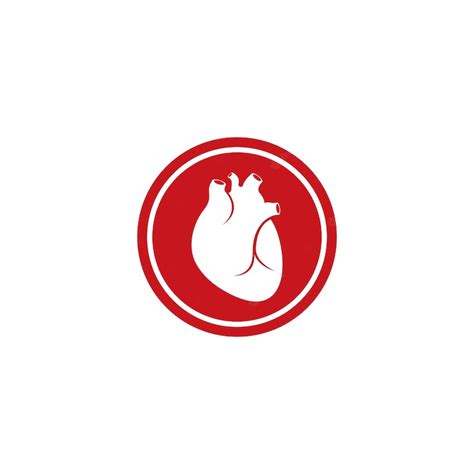 Premium Vector Human Heart Logo Medical Cardiology Vector Icon