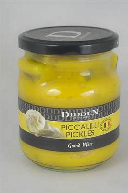 Sauces Piccalilli Pickles Belge Trésors du Nord