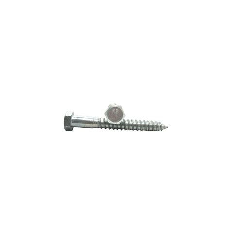1/4" x 3-1/2" Zinc Plated Hex Lag Screw | K.L. Jack