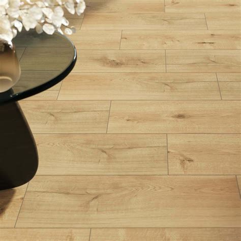 Sandwood Dark Oak Wood Effect Matt Porcelain Floor Tile Tilemountain